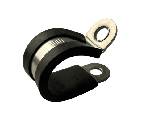 картинка Хомут-скоба электротехническая Руббер, RGSU, скоба обрезиненная RGSU 1.15(ширина 15мм) от магазина Одежда+